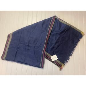 NWT‎ Eric Bompard 100% Cashmere Shawl Scarf Chic Gift Classy Luxury